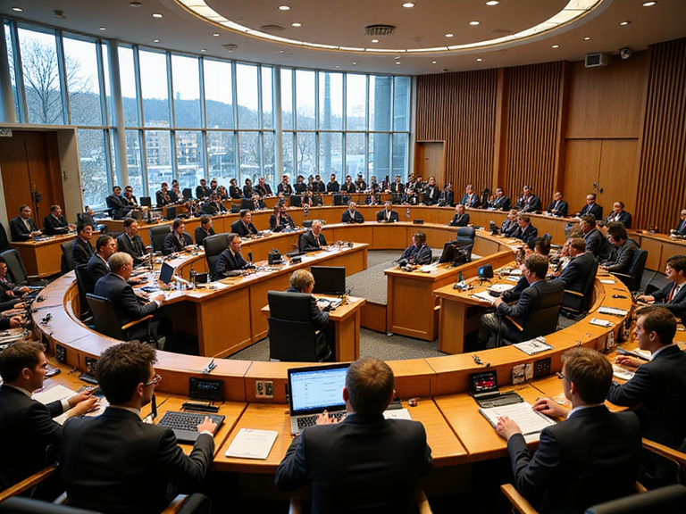 Spanish parliament discussing new legislation
